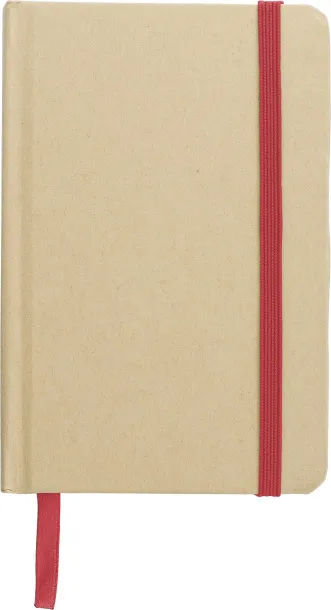 John notes od recikliranog papira, A6 Crvena