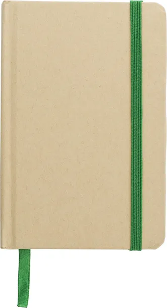 John Recycled paper notebook (A6)  Limeta