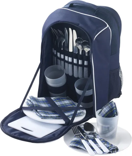  NEO polyester (600D) picnic rucksack blue