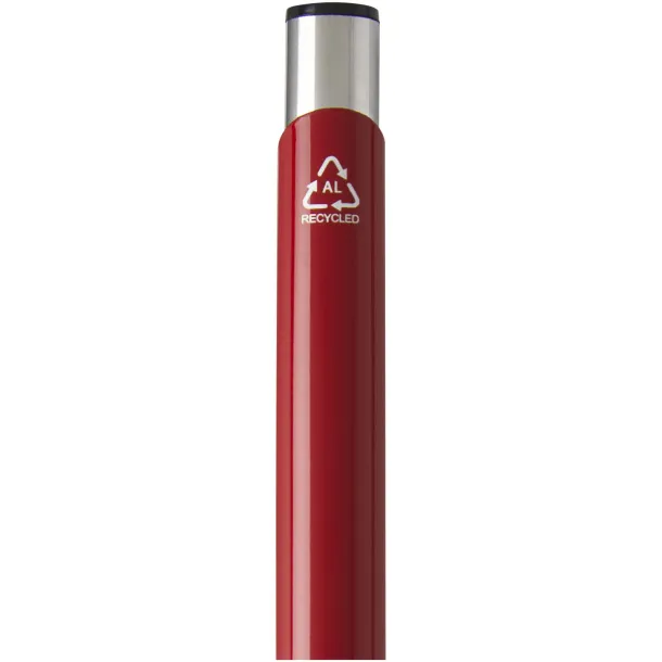 Moneta recycled aluminium ballpoint pen (blue ink) - Unbranded Red