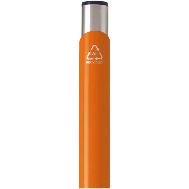 Moneta recycled aluminium ballpoint pen (blue ink) - Unbranded Orange