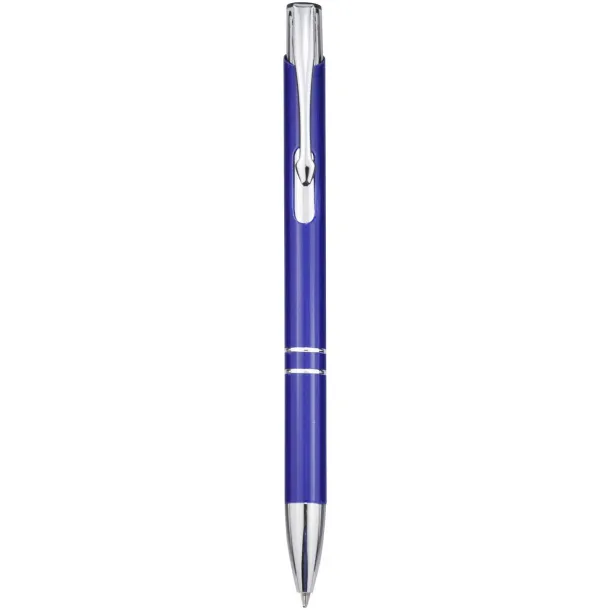 Moneta recycled aluminium ballpoint pen (blue ink) - Unbranded Royal blue