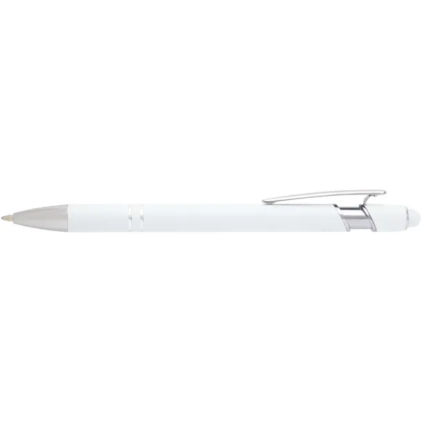 Kish ballpoint pen with silver finish (black ink) - Unbranded White