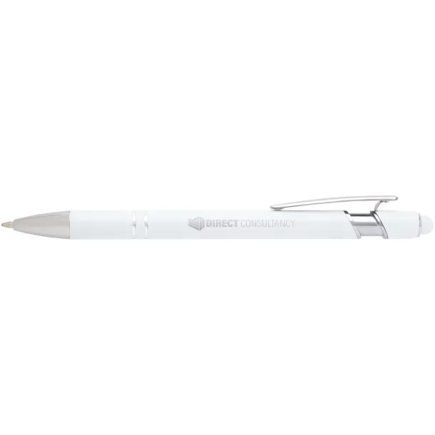 Kish ballpoint pen with silver finish (black ink) - Unbranded White