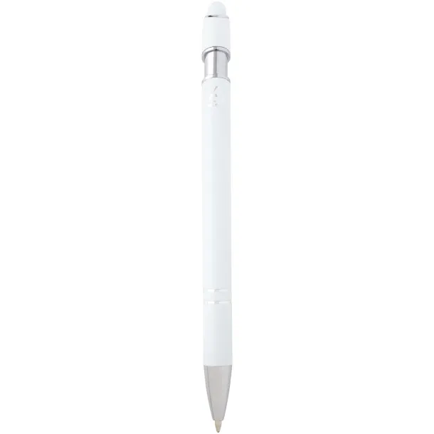 Kish ballpoint pen with silver finish (black ink) - Unbranded White