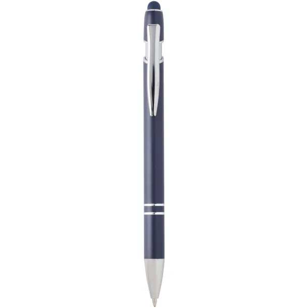 Kish ballpoint pen with silver finish (black ink) Navy Blue