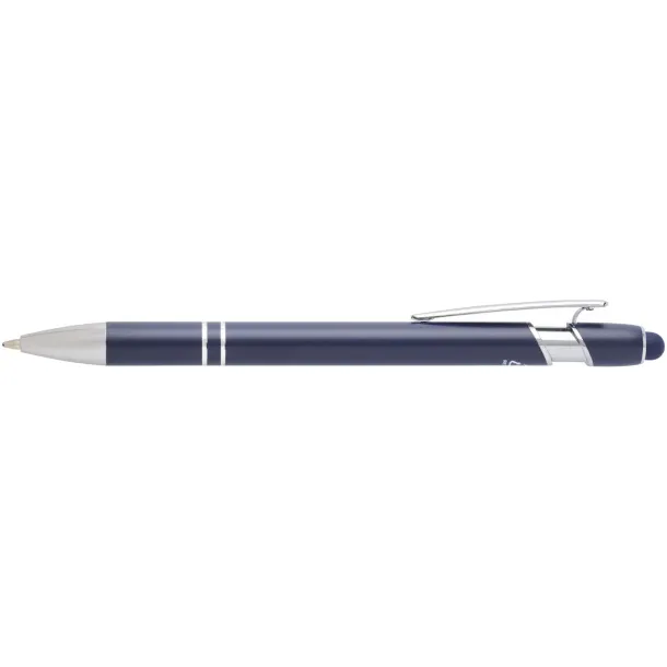 Kish ballpoint pen with silver finish (black ink) Navy Blue