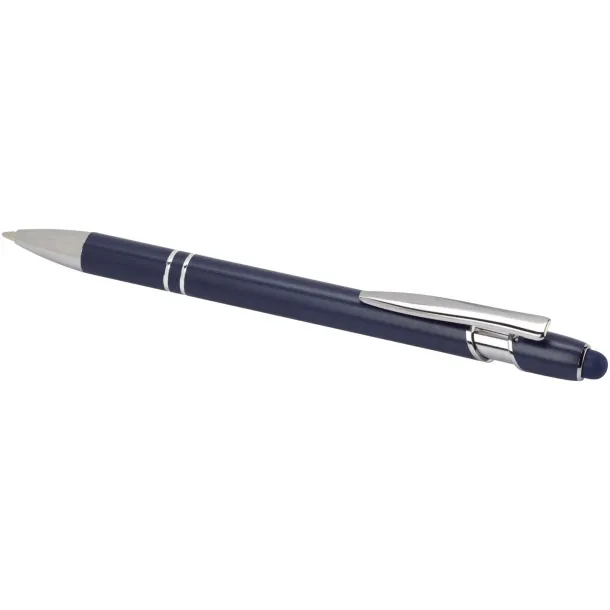 Kish ballpoint pen with silver finish (black ink) Navy Blue