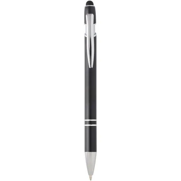 Kish ballpoint pen with silver finish (black ink) Solid black