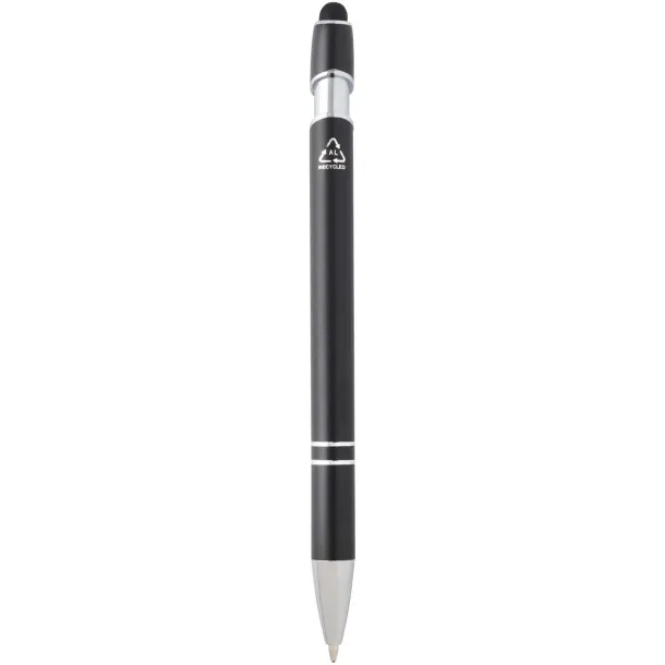 Kish ballpoint pen with silver finish (black ink) Solid black