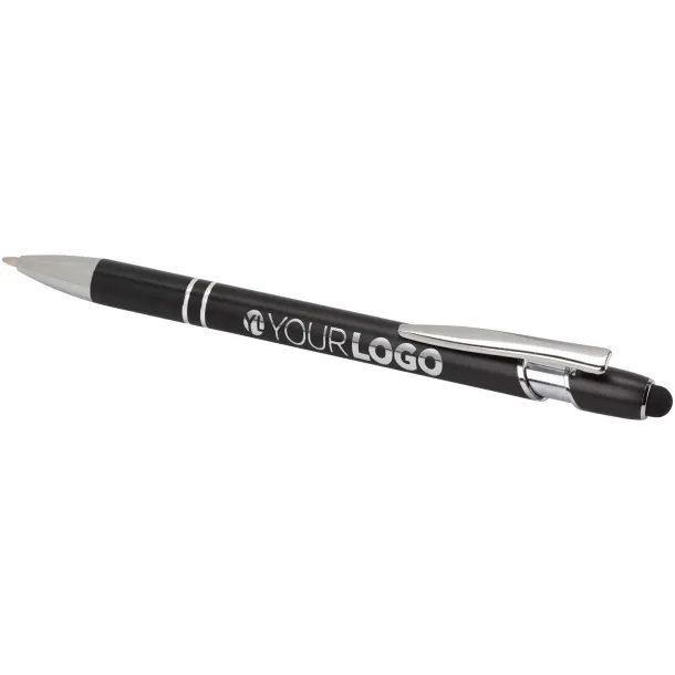 Kish ballpoint pen with silver finish (black ink) - Unbranded Solid black