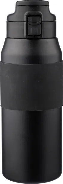 Katie Stainless steel dubble-walled drinking bottle 800 ml black