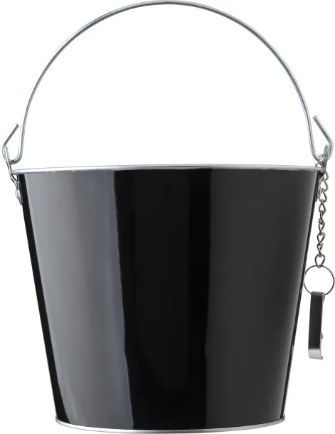 COREY Iron and aluminium ice bucket black