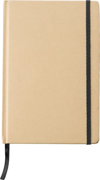 Gianni Recycled paper notebook (A5)  black