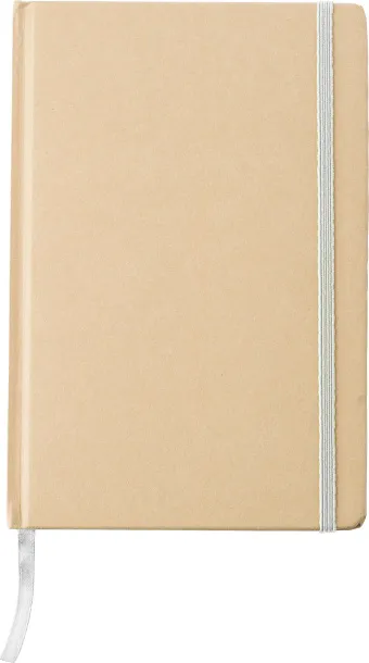 Gianni Recycled paper notebook (A5)  Bijela