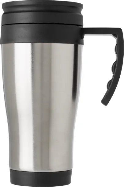  DEV Stainless steel travel mug silver