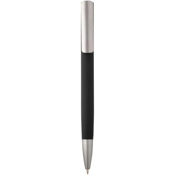 Ziguur recycled aluminium ballpoint pen (blue ink) Crna
