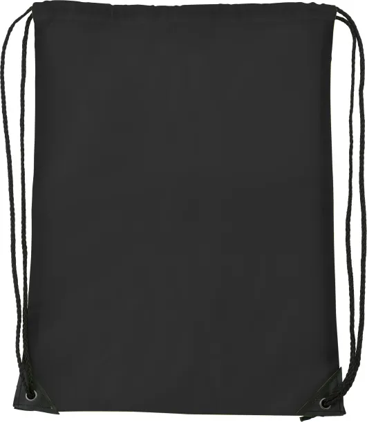 Steffi Polyester (210D) drawstring backpack black