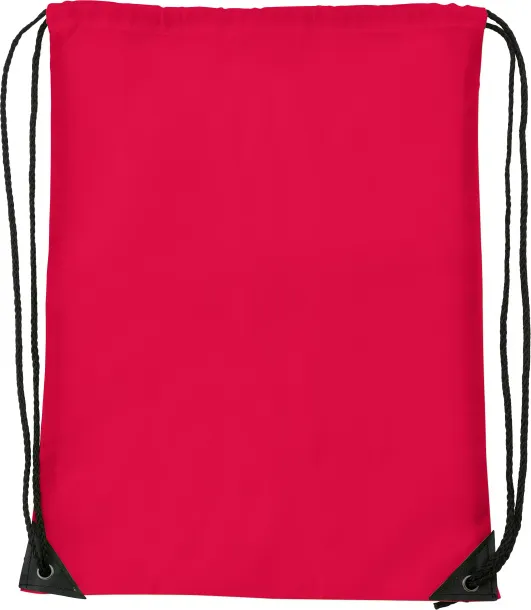 Steffi Polyester (210D) drawstring backpack Crvena