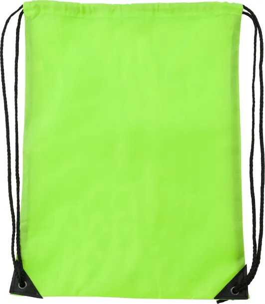 Steffi Polyester (210D) drawstring backpack lime