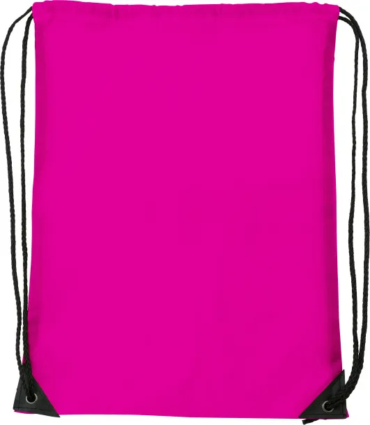 Steffi Polyester (210D) drawstring backpack pink