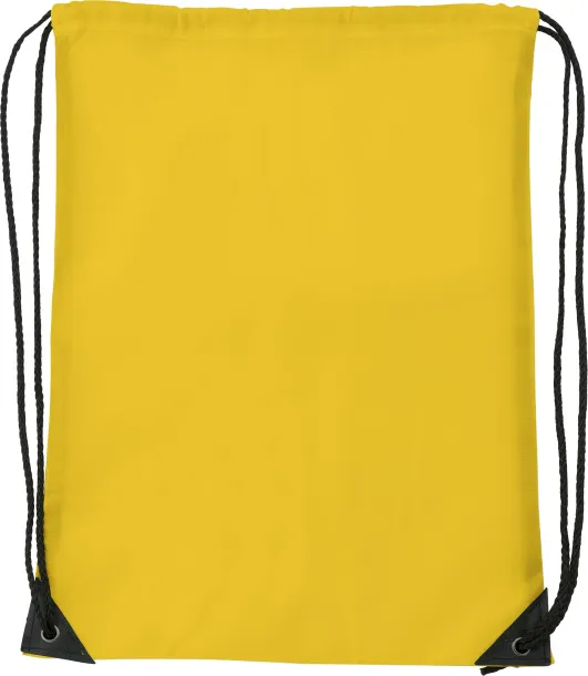 Steffi Polyester (210D) drawstring backpack yellow