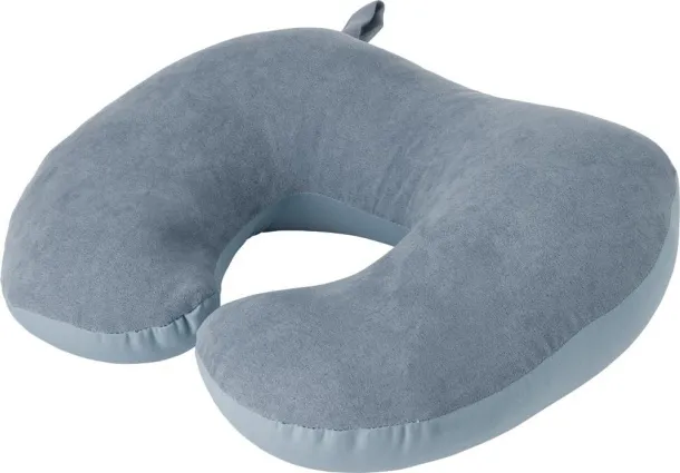 FLETCHER Suede travel pillow grey