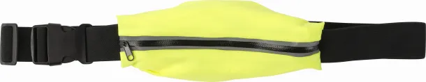 Bastian Polyester lycra (220 gr/m²) waist bag fluor yellow