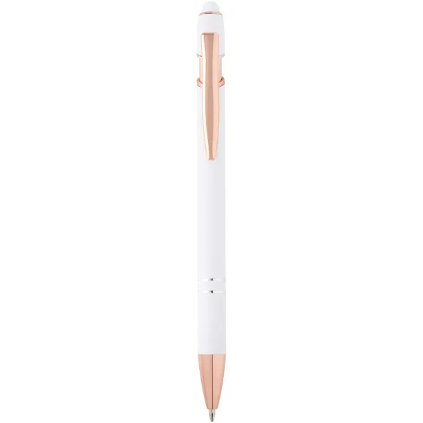 Nanna ballpoint pen with rose gold finish (blue ink) - Unbranded White