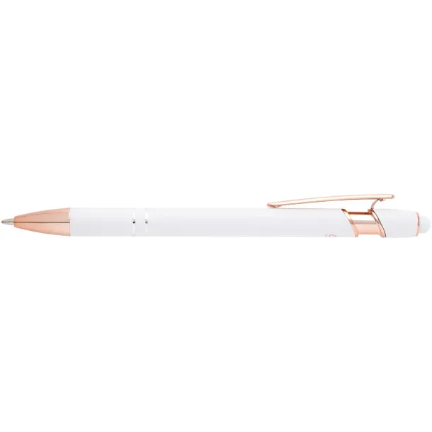 Nanna ballpoint pen with rose gold finish (blue ink) - Unbranded White