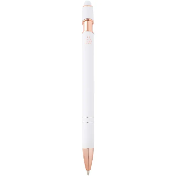 Nanna ballpoint pen with rose gold finish (blue ink) - Unbranded White