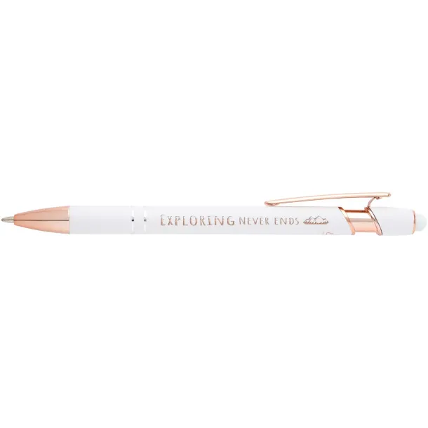 Nanna ballpoint pen with rose gold finish (blue ink) - Unbranded White