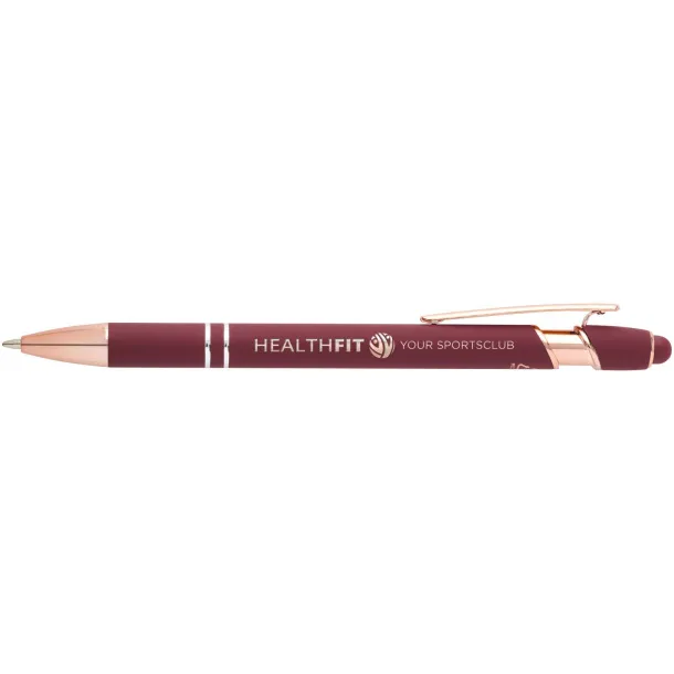 Nanna ballpoint pen with rose gold finish (blue ink) Burgundy