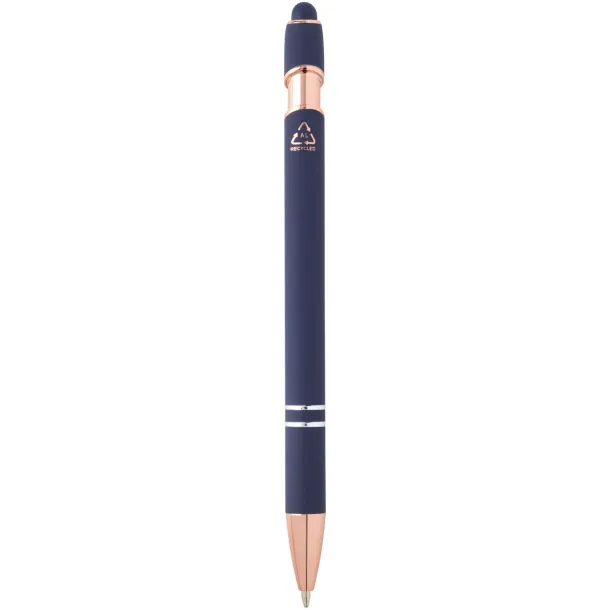 Nanna ballpoint pen with rose gold finish (blue ink) Ocean blue