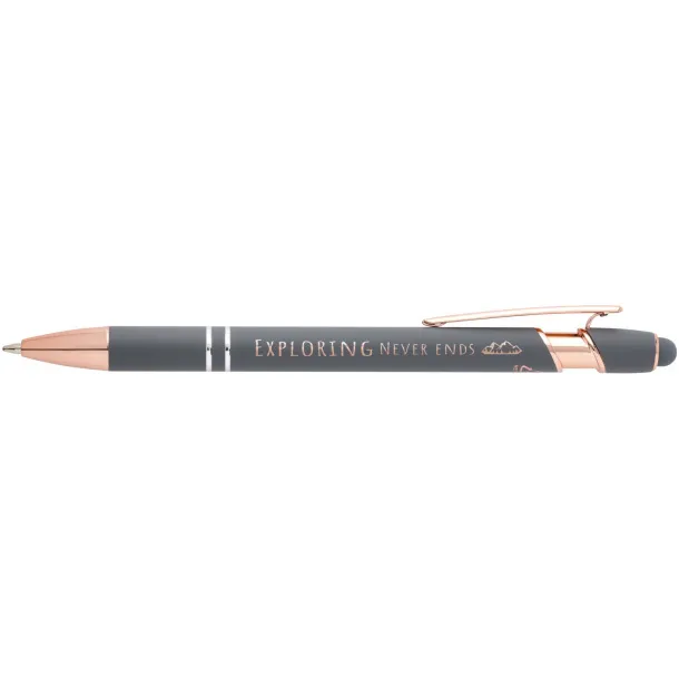 Nanna ballpoint pen with rose gold finish (blue ink) Twilight Grey