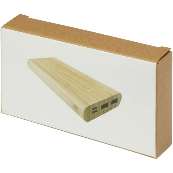 Tulda 10.000 mAh bamboo power bank Natural