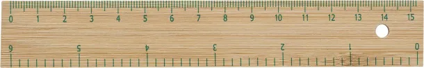 Greta Bamboo ruler  brown