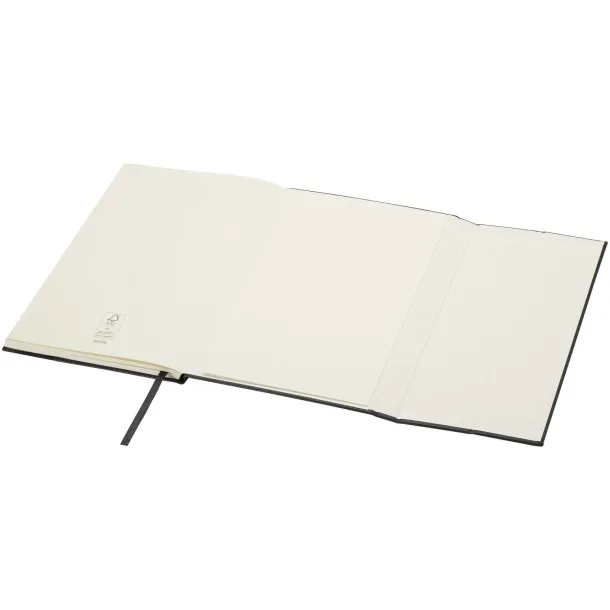 Alejandra A5 recycled plastic hard cover notebook - Marksman Crna