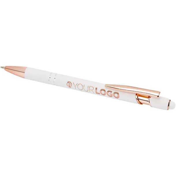 Nanna ballpoint pen with rose gold finish (black ink) - Unbranded White