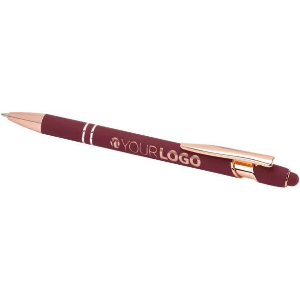 Nanna ballpoint pen with rose gold finish (black ink) Burgundy