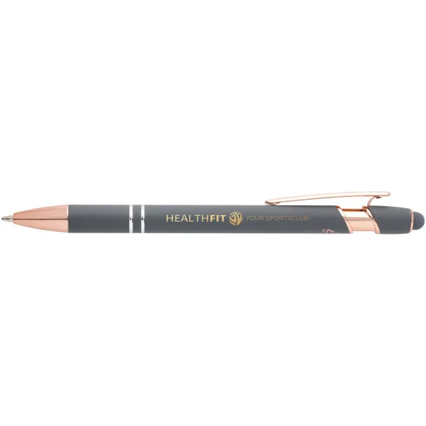 Nanna ballpoint pen with rose gold finish (black ink) Twilight Grey