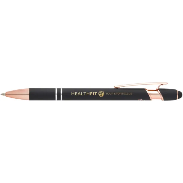 Nanna ballpoint pen with rose gold finish (black ink) Crna