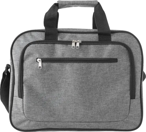 Isolde Polyester (300D) laptop bag  Siva