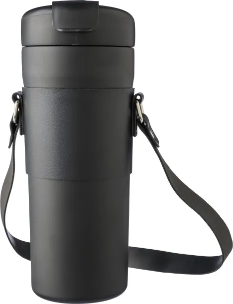 Kelvin Stainless steel double-walled drinking bottle 730 ml Crna