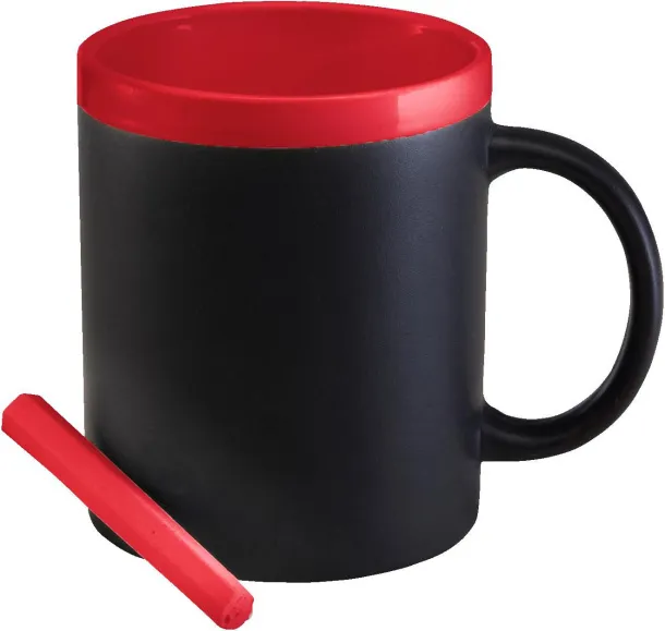  Ceramic mug Claude red