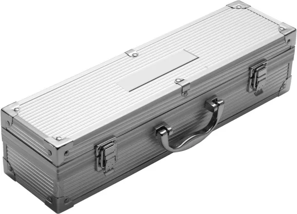 JENNIFER Set za roštilj od nehrđajućeg čelika Srebrna