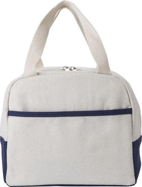 ALEX Cotton (280 gr/m²) cooler bag navy Prirodna