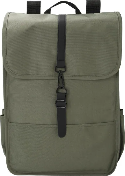 Lyric rPET Polyester (300D) flap backpack Lyric Zelena