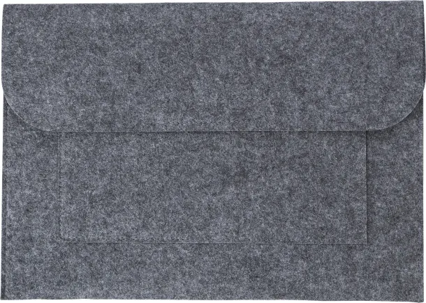 RILEY rPET felt document bag grey