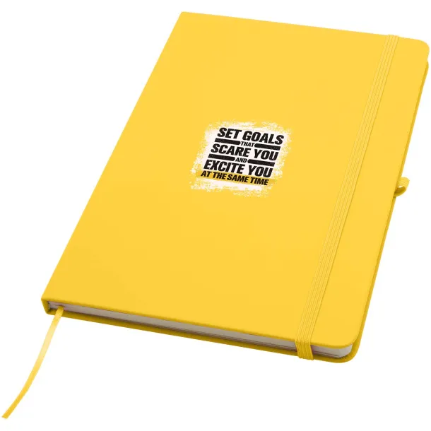 Spectrum Plus A5 hard cover notebook - Unbranded Yellow